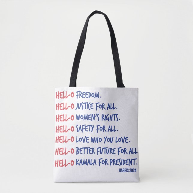 Vote for Kamala Tote Bag (Front)