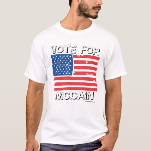 Vote for McCain T_shirt