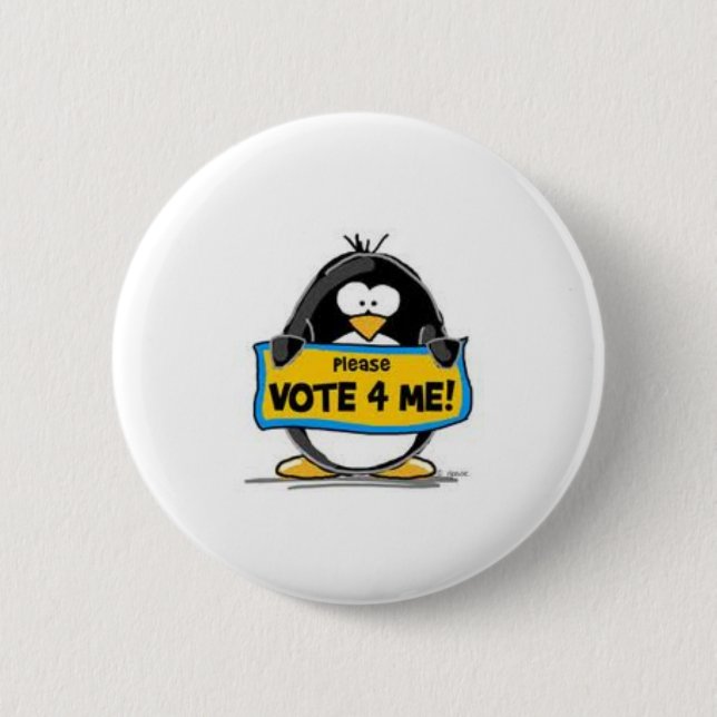 Vote for Me! Pinback Button (Front)