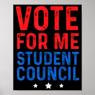 Vote For Me Student Council Poster