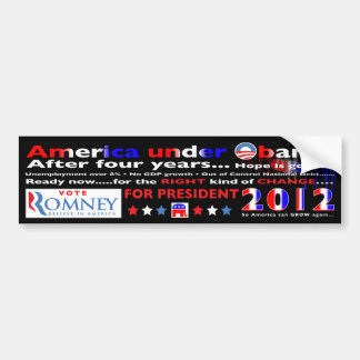 Vote for Mitt Romney for President in 2012 Bumper Sticker