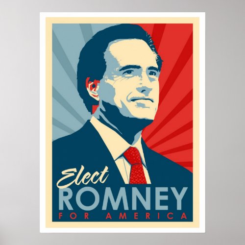 Vote For Mitt Romney _ Hes Not an Obama Commie Poster