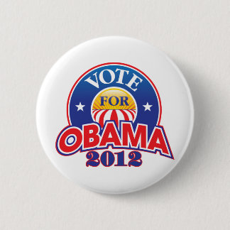 Vote for Obama 2012 Button