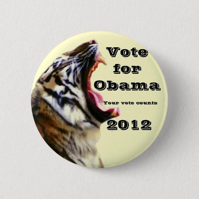 Vote for Obama 2012_ Button (Front)