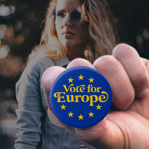 Vote For Our Future Europe Election 2024 Button