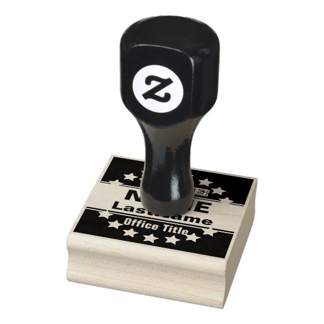 Vote for Political Campaign Template Rubber Stamp (Stamp)