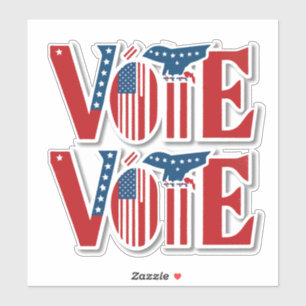 Vote For Presidential election Sticker