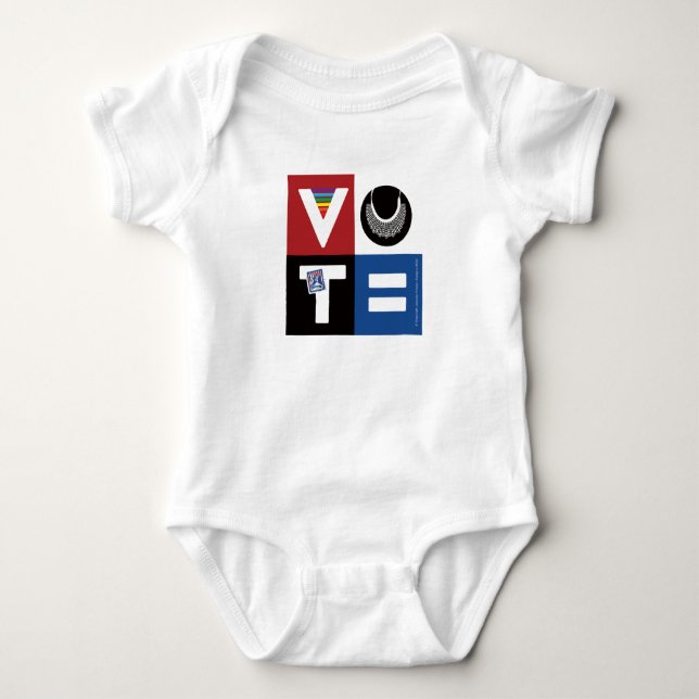 VOTE for RBG and Equality for All! T-Shirt (Front)
