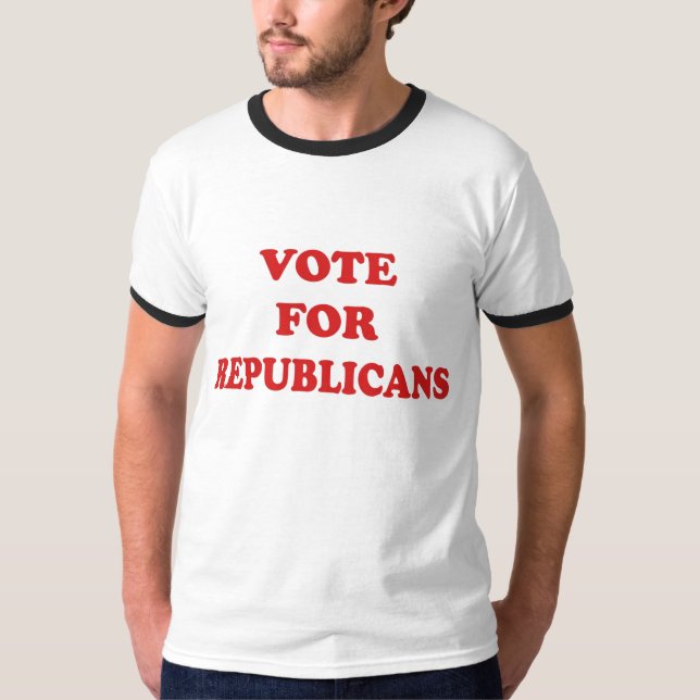 Vote For Republicans T-Shirt (Front)