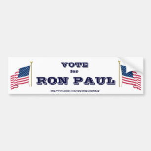 Vote for Ron Paul Bumper Sticker