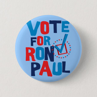 Vote For Ron Paul Election 2012 Button