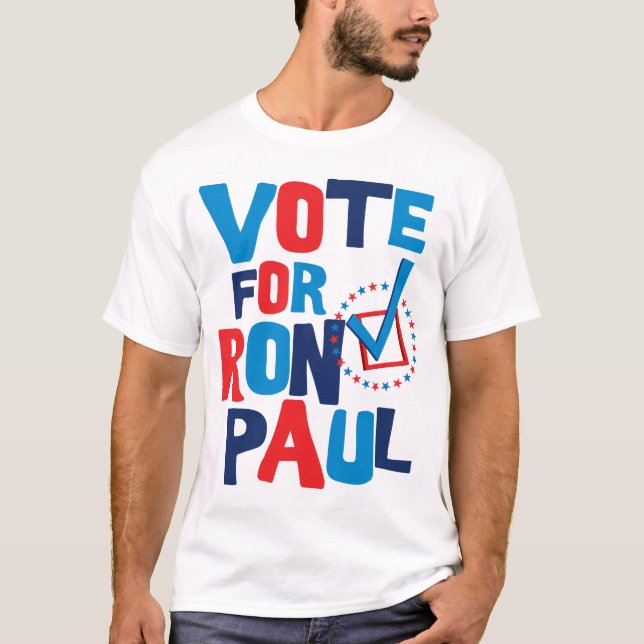 Vote For Ron Paul Election 2012 T-Shirt (Front)