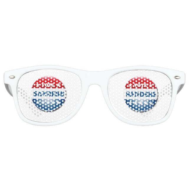 Vote for Sanders 2016 Retro Sunglasses (Front)