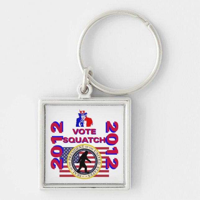 Vote for Squatch 2010 Keychain (Front)
