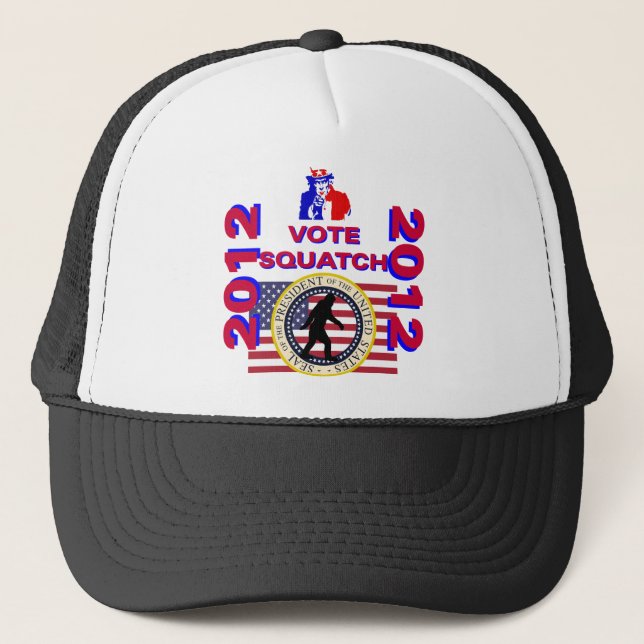Vote for Squatch 2010 Trucker Hat (Front)