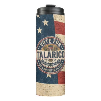 Vote for Talarico | Democrat Election Thermal Tumbler