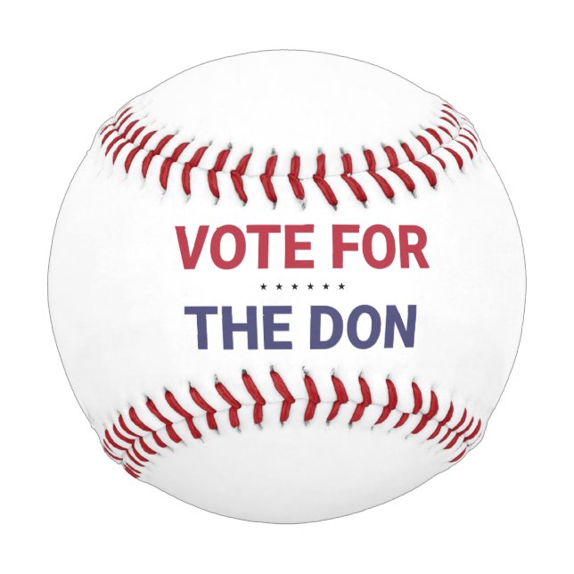 Vote for the Don (2020 US Election) Baseball (Back)