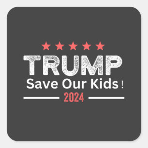 vote for trump 2024 square sticker