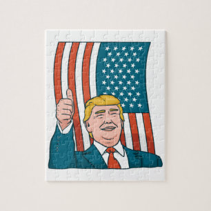 vote for Trump in 2024 Jigsaw Puzzle