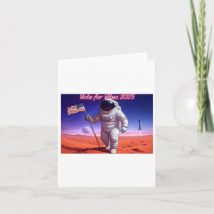 Vote For Vibes 4 Sticker Card