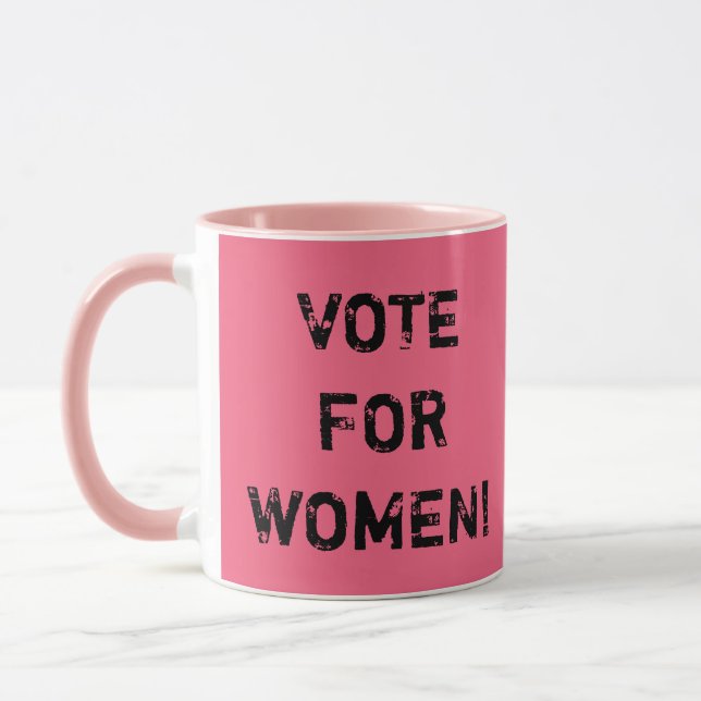 VOTE FOR WOMEN! Coffee Mug (Left)