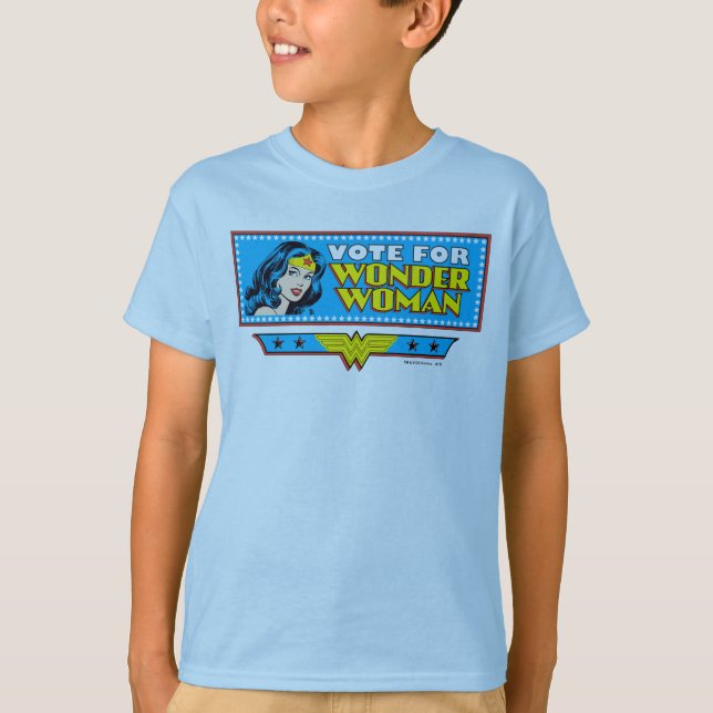 Vote for Wonder Woman T-Shirt (Front)