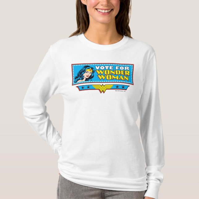 Vote for Wonder Woman T-Shirt (Front)