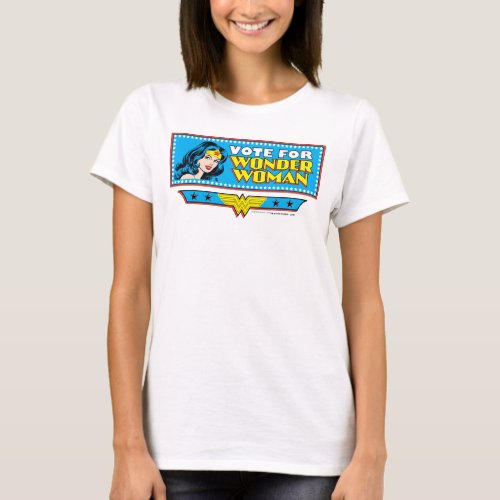 Vote for Wonder Woman T_Shirt