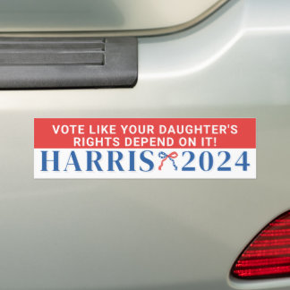Vote for Your Daughter's Rights Harris 2024 Bumper Sticker