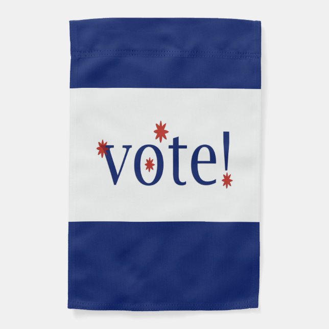 Vote Garden Flag (Front)