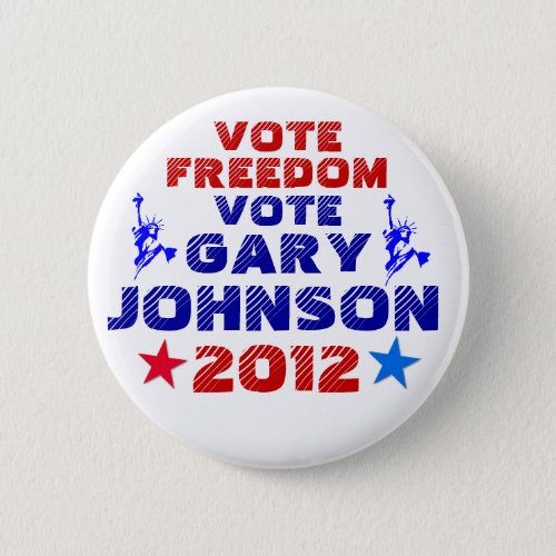 Vote Gary Johnson 2012 Button