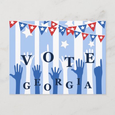 Vote Georgia Get Out the Vote! Postcard