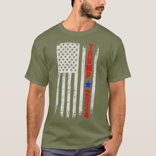 Vote Gift support Trump in the 2024 elections USA T_Shirt