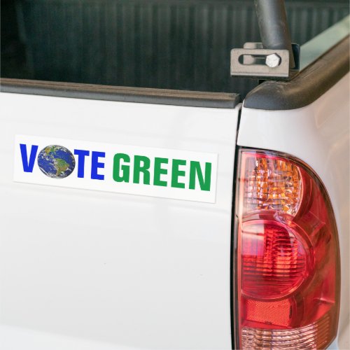 Vote GREEN for Joe Biden President Kamala Harris Bumper Sticker