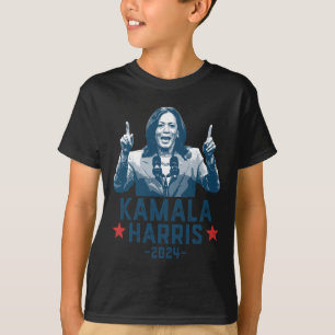 Vote Harris 2024 Flag Kamala Harris For President  T-Shirt
