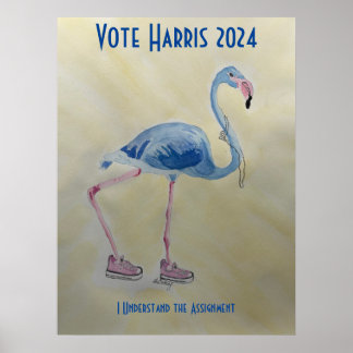 Vote Harris 2024 poster. Poster