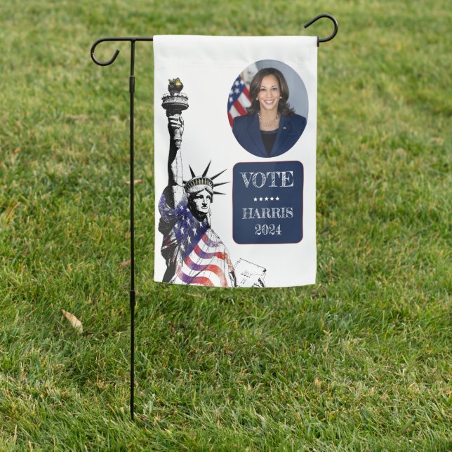 Vote Harris  American Flag Patriotic 2024 Election (In SItu)