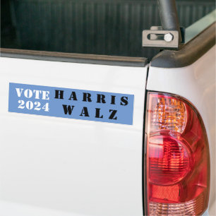 VOTE HARRIS AND WALZ bumper sticker