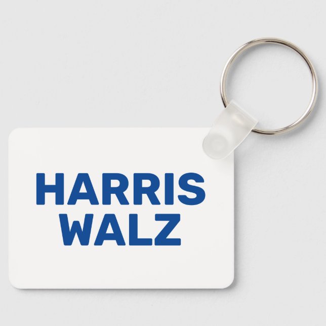 Vote Harris Walz 2024 Keychain (Front)