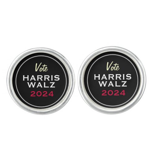 Vote Harris Walz 2024 Premium Cufflinks