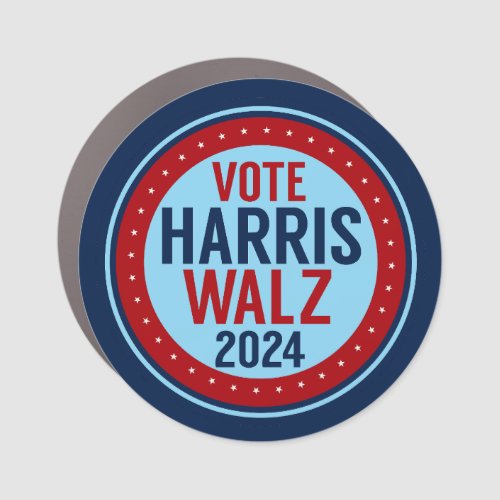 Vote Harris Walz for President 2024 Election Car Magnet