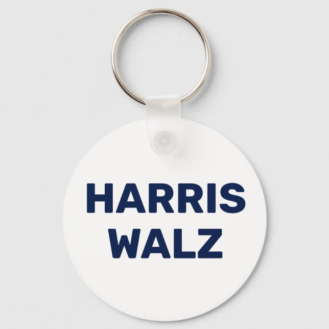 Vote Harris Walz  Keychain (Front)
