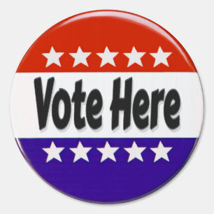 Vote Here Sign