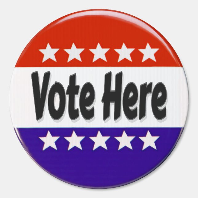 Vote Here Sign (Front)