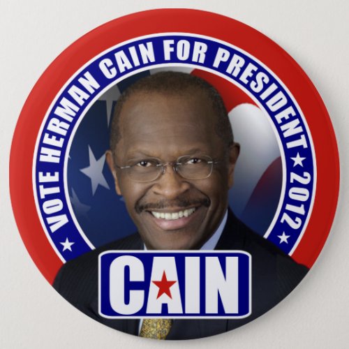Vote Herman Cain 2012 Pinback Button
