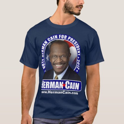 Vote Herman Cain 2012 T_Shirt