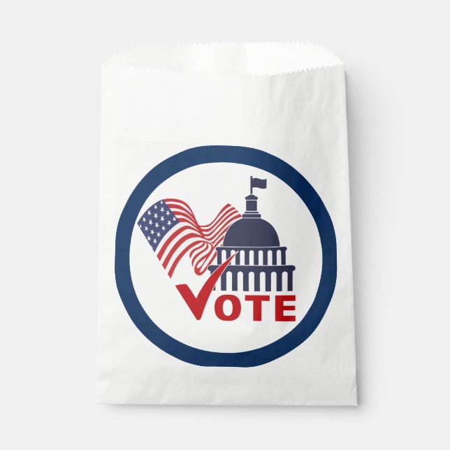Vote Hershey's  Favor Bag (Front)