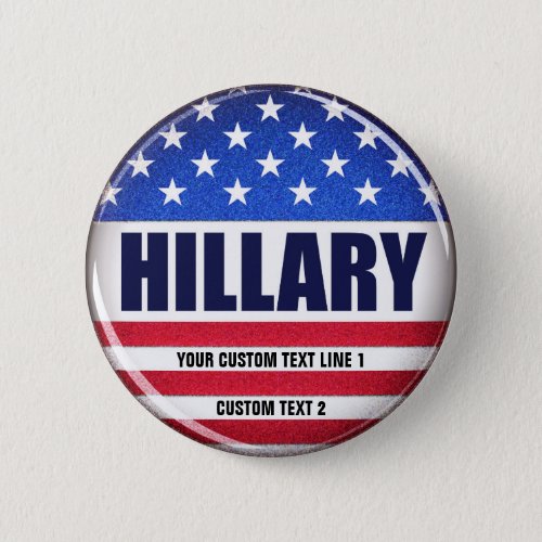 Vote Hillary button