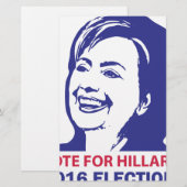 vote hillary clinton 2016 (Front/Back)