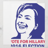 vote hillary clinton 2016 (Front/Back)